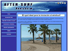 Tablet Screenshot of aftersurf.es